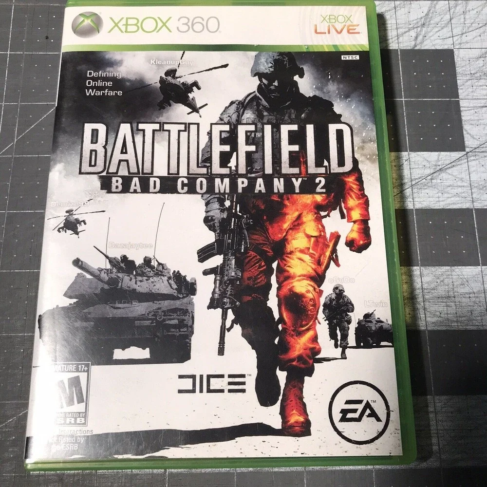 Xbox 360 Battlefield Baseball 2K6 2K11 COD4 Batman Games